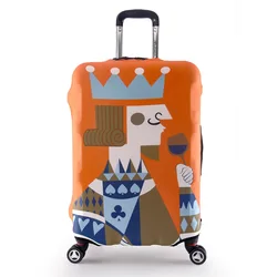 Fashionable Rolling Luggage cover cartoon suitcase cover elastic trolley case protection cover travel case cover cute case