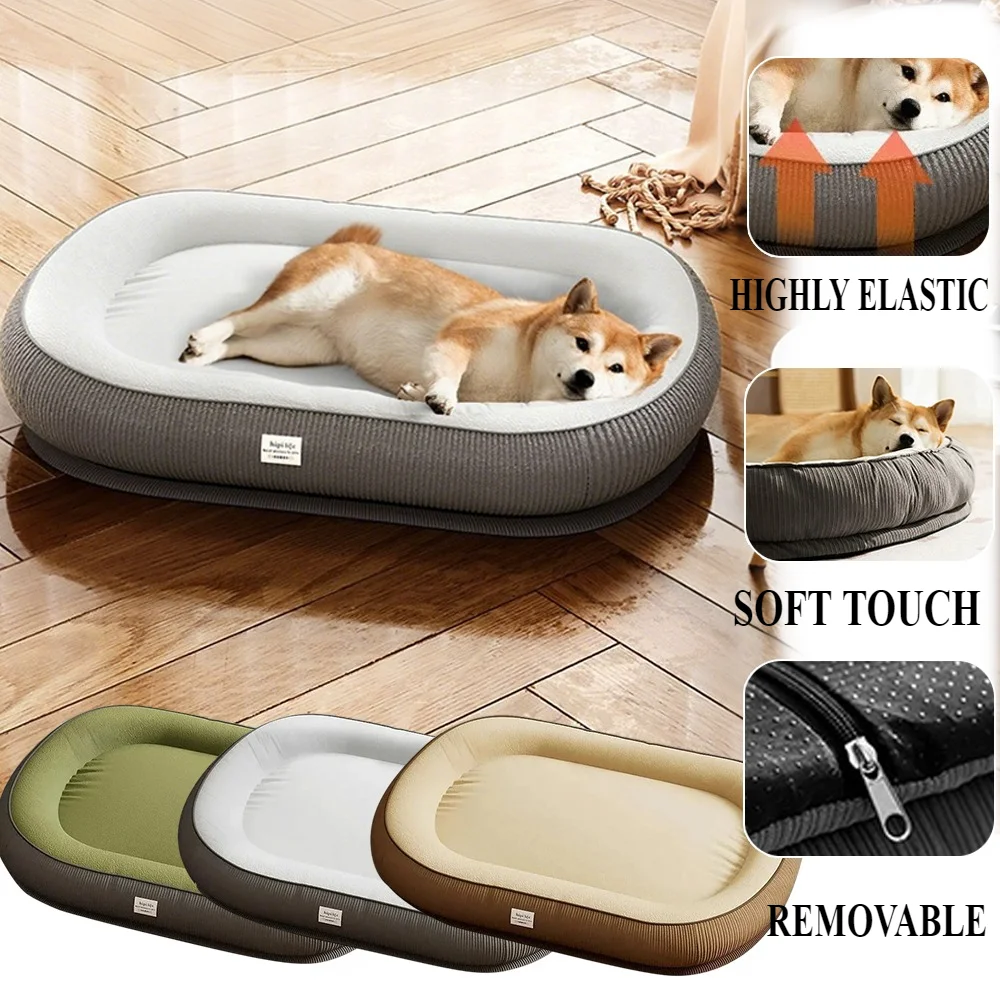 

Removable Pet Beds Dogs Sofa Beds Cushions for Small Medium Large Dogs Fill 3D High Elasticity Memory Sponge Pets Accessories
