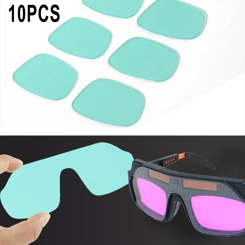 Welding Magnifying Glass Welded Lens Attach Welding Mask PC R00 0.8-1.0mm 10pcs Glasses Protective Sheet Brand New