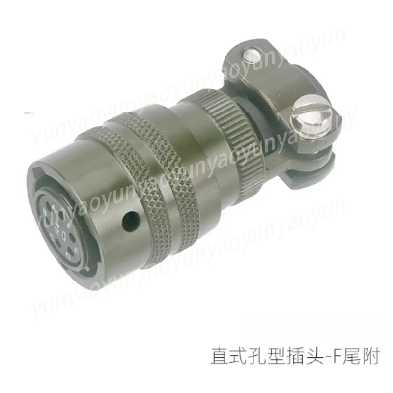 

Водонепроницаемый виброустойчивый разъем, 6-контактное гнездо с F-образным хвостовиком, корпус размера 10