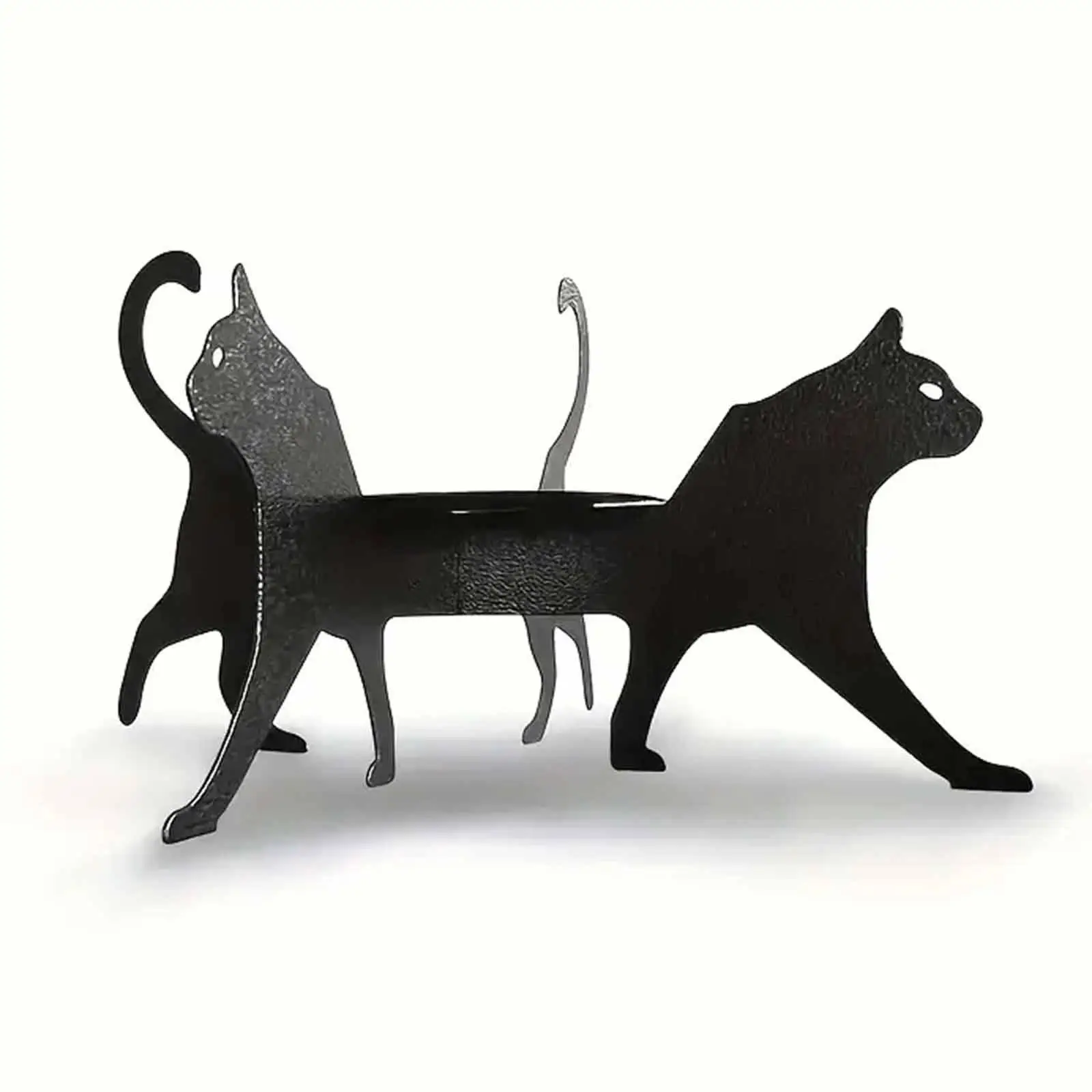 Cat Silhouette Plant Stand Home Bedroom Decorative Planter Riser for Potted Plants Dining Room Balcony Patio Officeliving Room