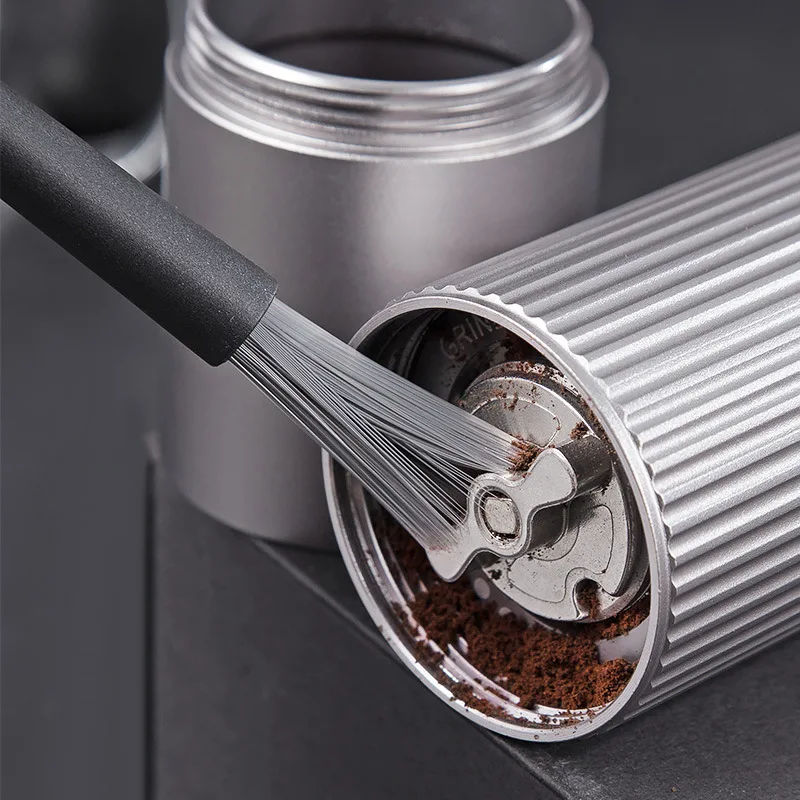 Coffee Brush Grinder Cleaning Tool Powder Cleaning Home Coffee Brush Set Remove Coffee Residue ABS/ Wooden Handle Espresso Brush
