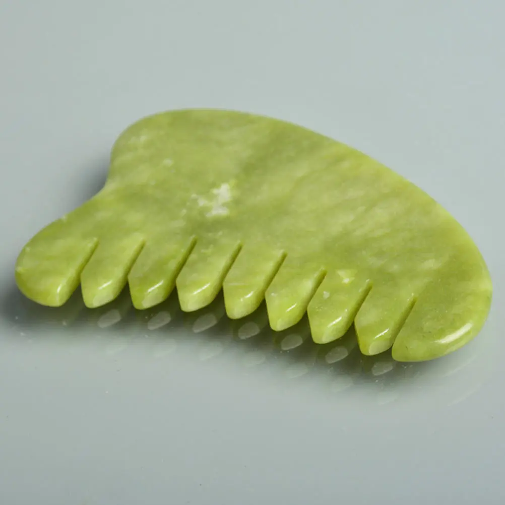 

1Pcs Jade Comb Massage Massager Tool Regulate Microcirculation Scraping Comb Relax Mind Stress Relief Massage Tool