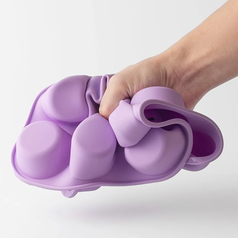 12 Holes Silicone Baking Mold for Baking 3D Bakeware Chocolate Round Sphere Mold Cupcake Pan Cake DIY Muffin Kitchen Tool