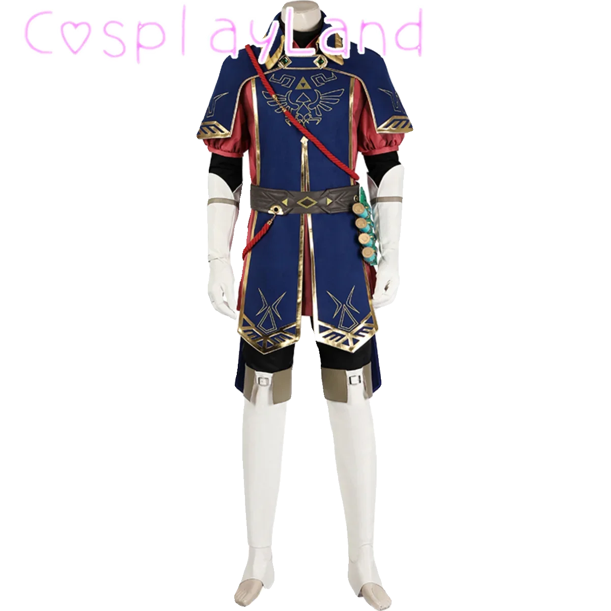 

New Arrival Zeldi Kindom Link Cosplay Royal Guard Cosplay Costume Uniform Suit with Accessories Custom Size for Man Outfit