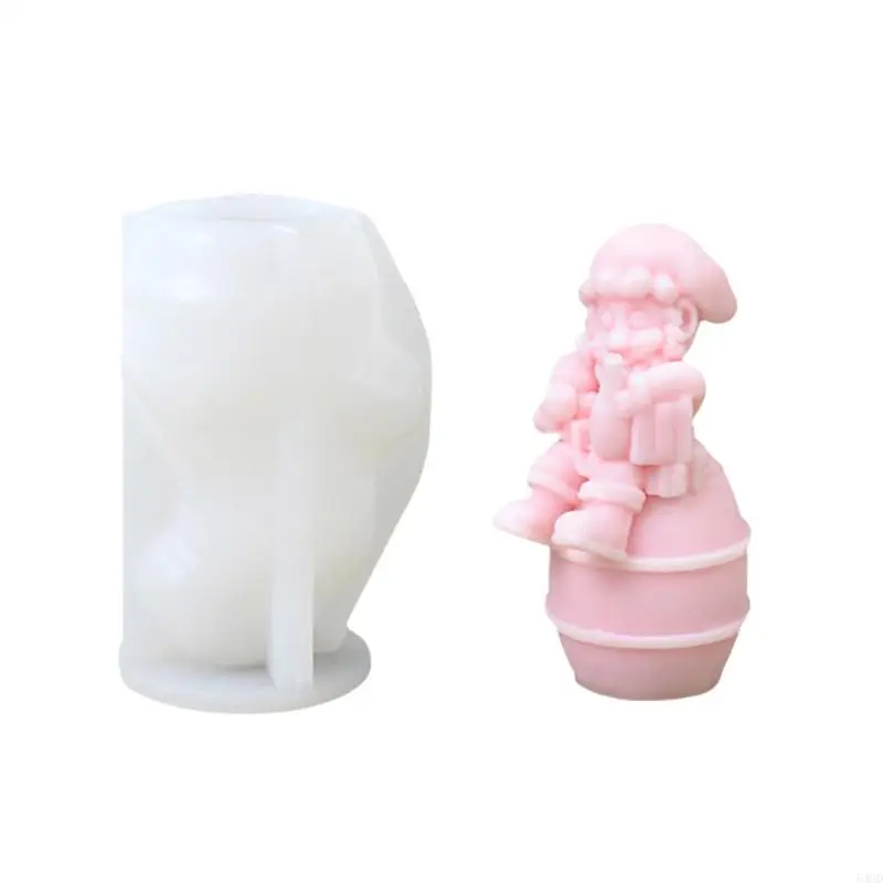 

54HD Santa Silicone Molds, Silicone Molds for Candle Soap, Plaster Molds