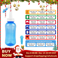 Waterpulse Nasal irrigator 250ml 300ml 500ml Nasal Rinse Bottle Nasal Wash Cleaner Nose Protector Avoid Allergic Rhinitis Manual