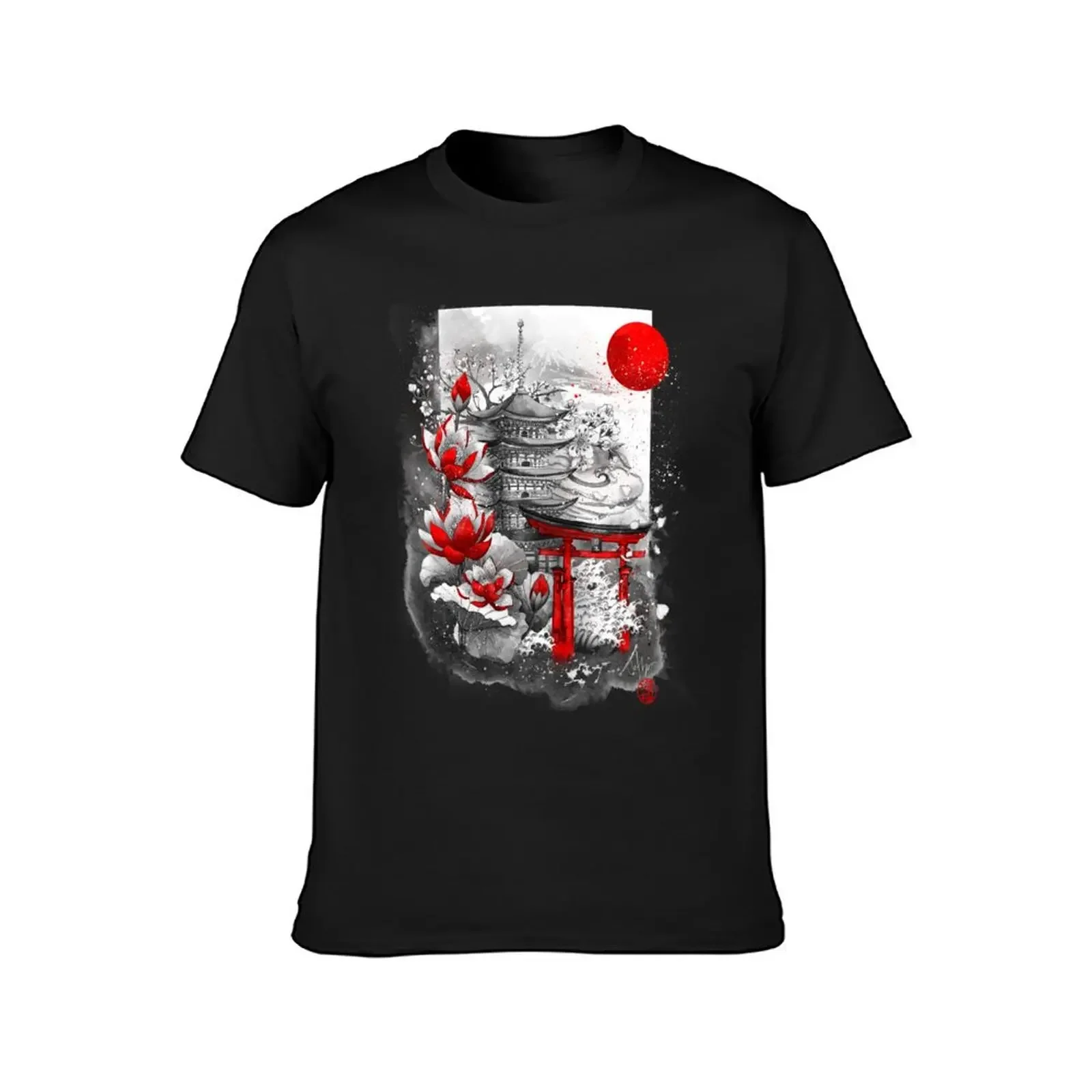 Nihon T-Shirt street wear Blouse fitted t shirts for men