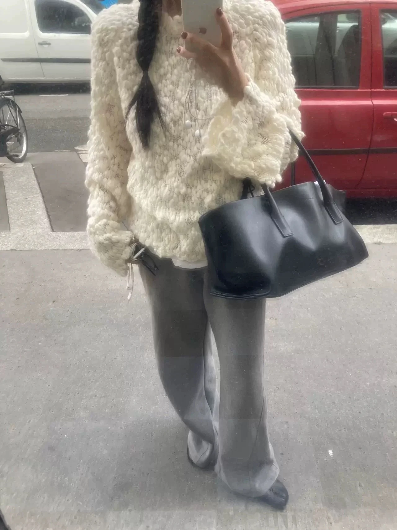 

Elastic Waist Wide Leg Pants Women's Loose Casual Fce Lined Thiened Floor Length Trousers Casual Sle