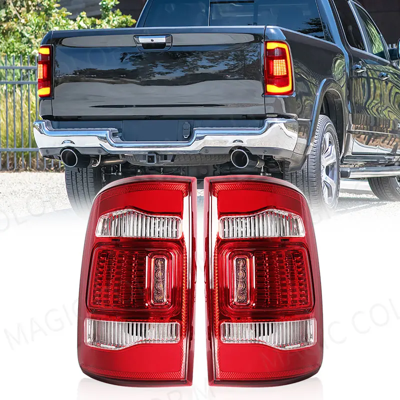 

Car LED Tail Light For Dodge Ram 1500 2009 2010 2011 2012 2013 2014 2015 2016 2017 2018 Turn Signal Rear Fog Lamp Reflector