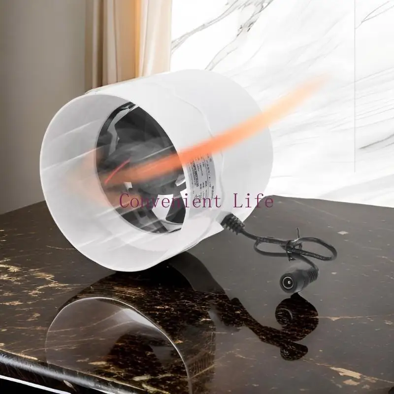 L1EE 4.3 ''Kipas Ekstraktor Kebisingan Rendah Saluran Inline Hidroponik Blower Udara Kipas Knalpot Ventilasi Ruang Tumbuh Dapur