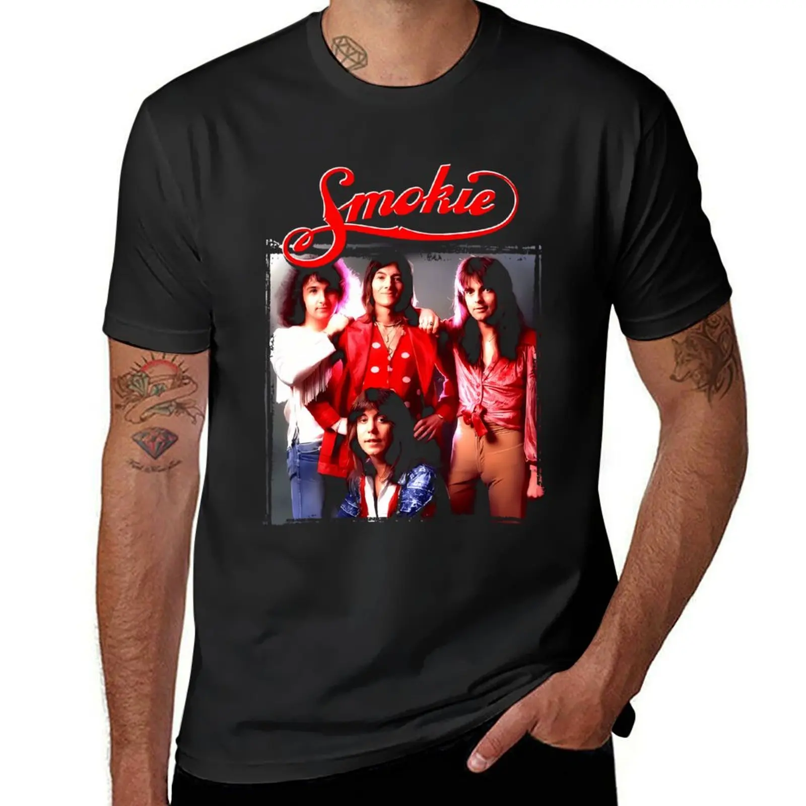 Forever Smokie Band T-shirt for a boy funnys men workout shirt