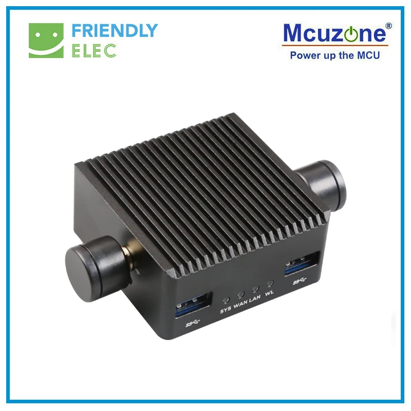 NanoPi R5C-WiFi Rockchip RK3568B2 | Porta Ethernet doppia 2,5G eMMC da 4 GB di RAM+32 GB |   Supporta il modulo WiFi M.2 (opzionale) RTL8822CE