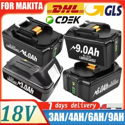 BL1830 For Makita 18v Battery Rechargeable 3A/4A/6A/9A Li-ion Battery Replacement LXT BL1840 BL1850 BL1890 BL1860 Tool Battery