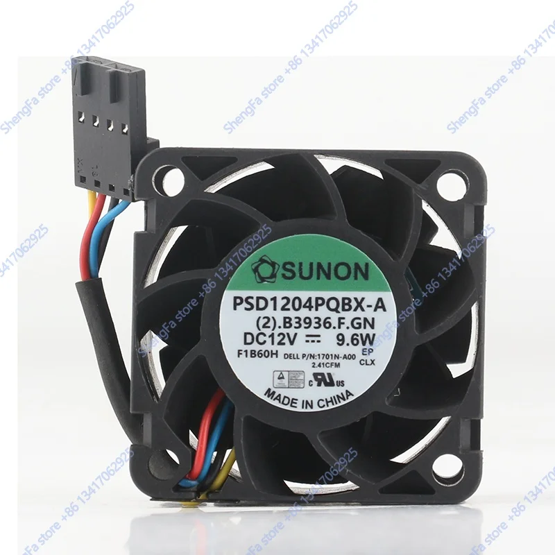 Cooling Fan Original SUNON PSD1204PQBX-A 4028 4cm 9.60W 0.8A 12V Large Fan for High-Performance