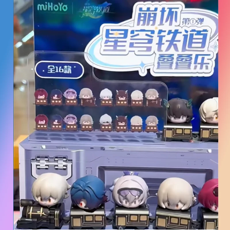 Mihoyo Official Genuine Honkai Star Rail Stackable Figures 2nd Trendy Blind Box Toy Figurine March 7th Argenti Acheron Fans Gift