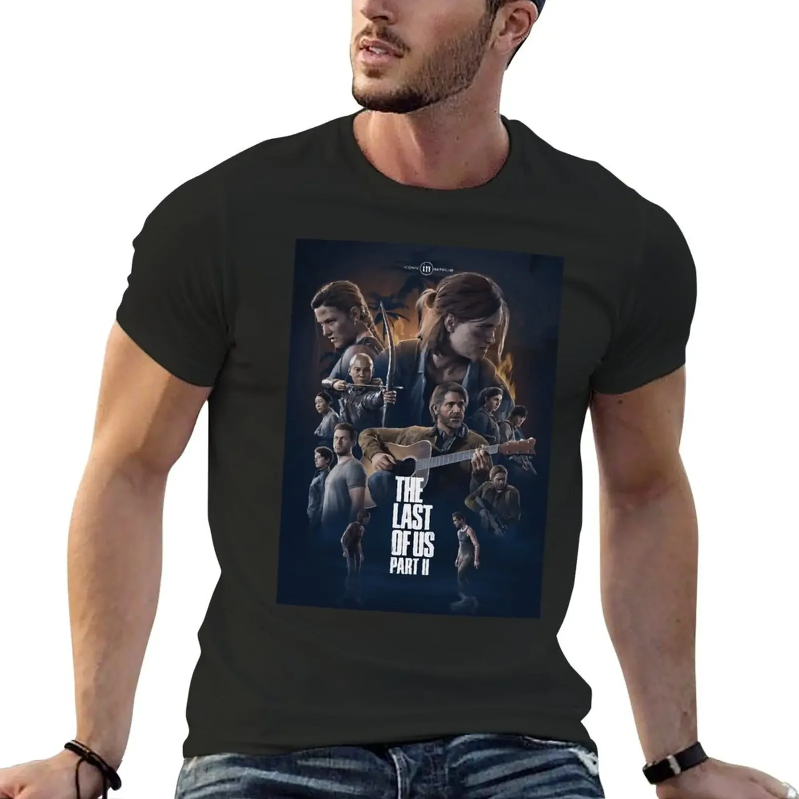 

The Last Of Us Part 2 T-Shirt boys animal print vintage t shirts Aesthetic clothing Men's clothing