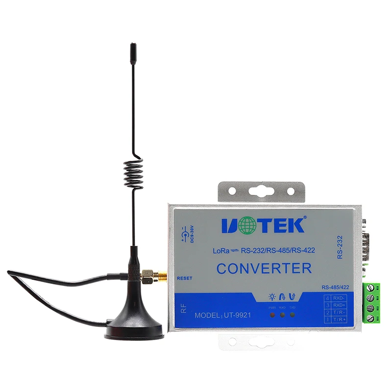 UOTEK LoRa إلى RS-232/485/422 محول اتصالات لاسلكية طويلة المدى محول LoRa عالي الجودة UT-9921