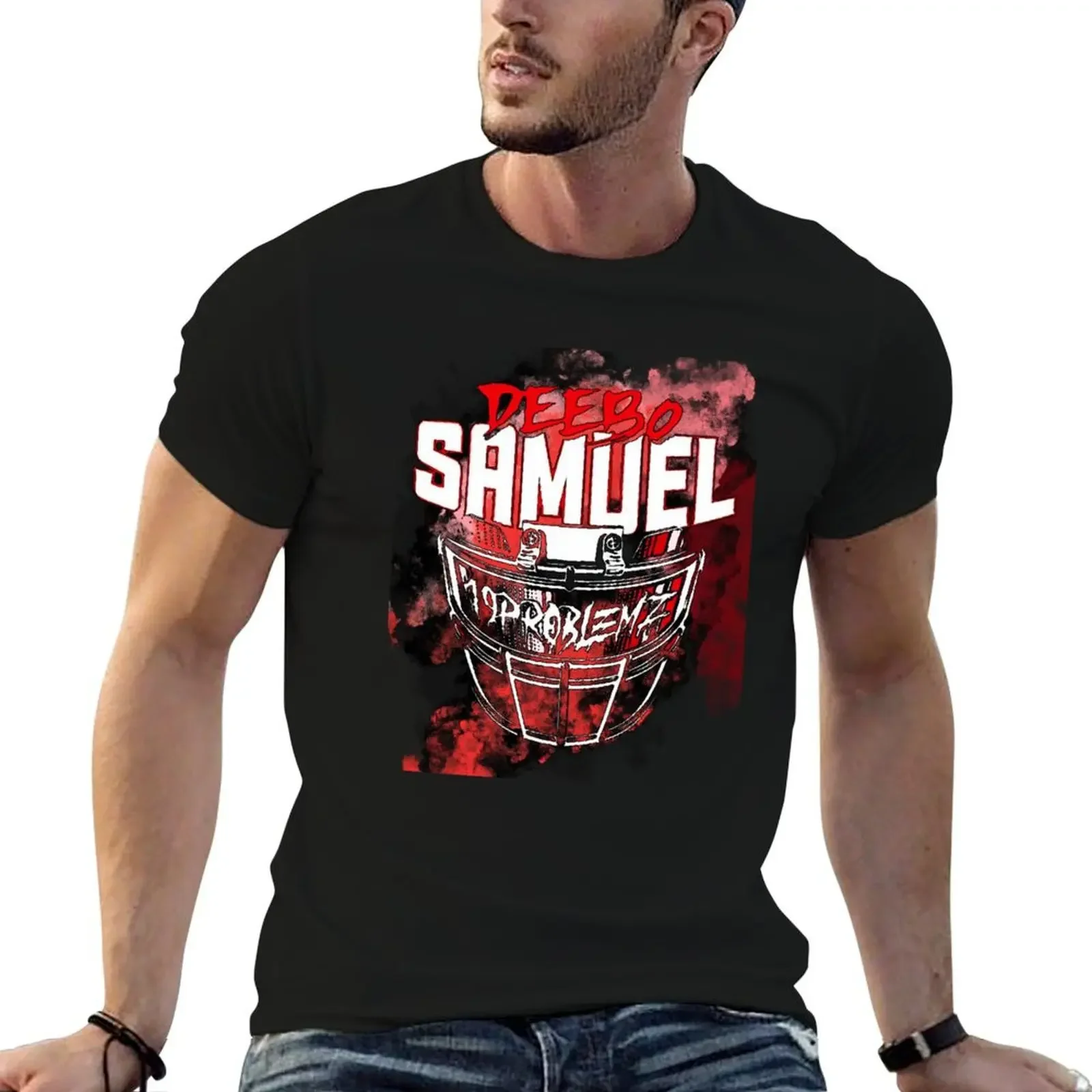 Copy of Deebo Samuel T-Shirt summer clothes aesthetic clothes graphic tee shirt tee shirts for men