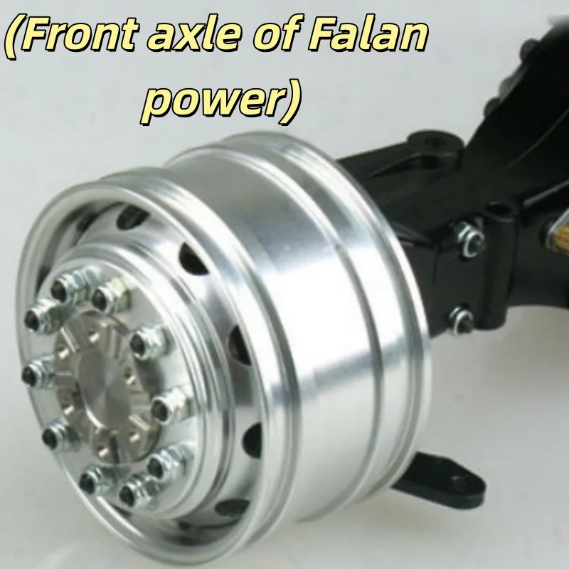 Accessories Metal Front Wheel Hub For LESU Flange Axles For Tamiyaya 1/14 RC Truck Remote Control Toy Th10257