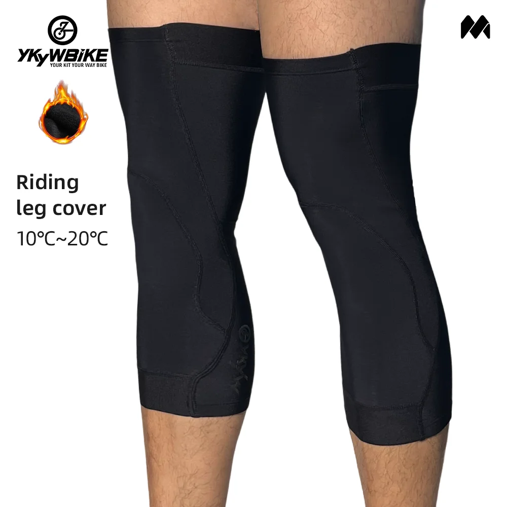 YKYW Winter Pro Team Leg Warmers Men Women Cycling Thermal Fleece Bicycle Sports Running Racing MTB Bike Leg Sleeve Breathable