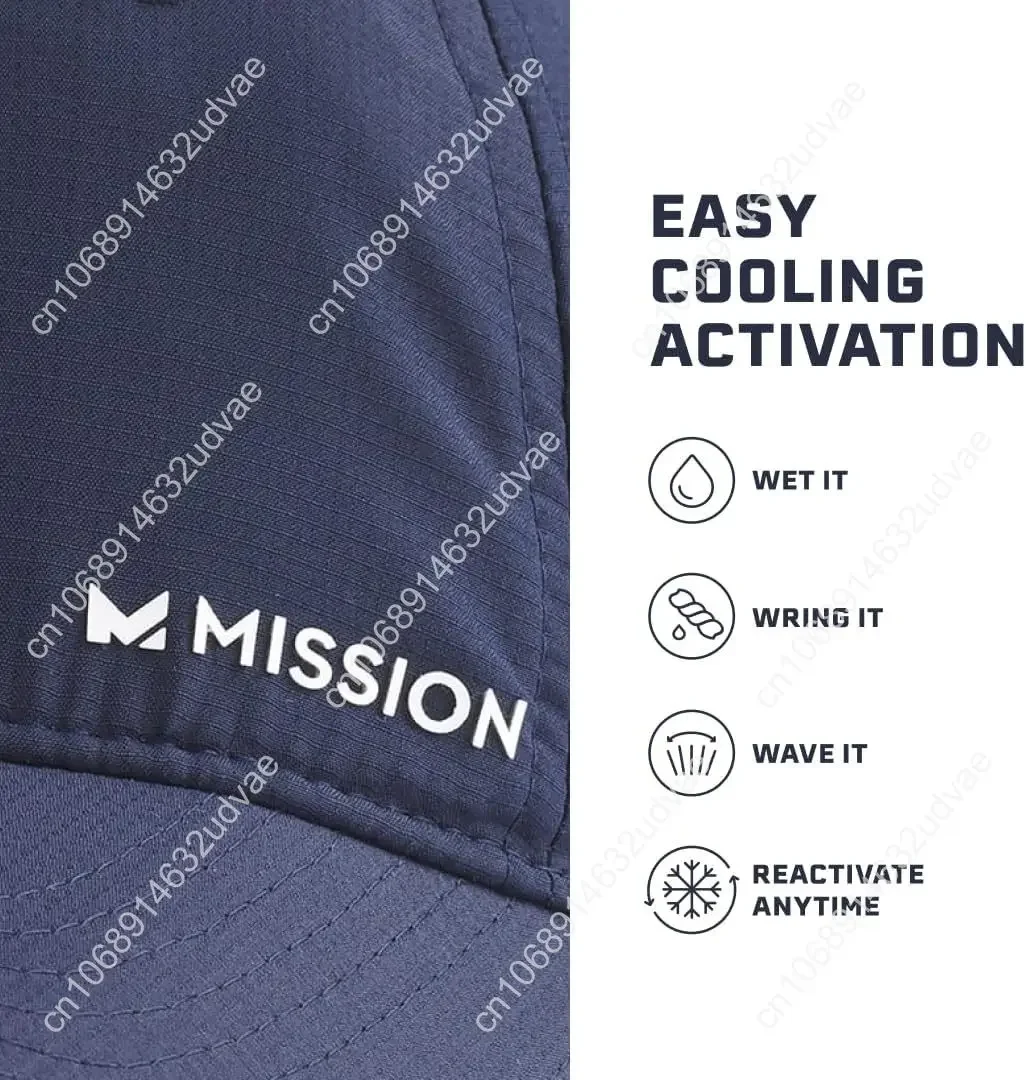 قبعة Cooling UPF Performance - قبعة مقاس واحد للجنسين للتدريبات والجولف والجري - تقنية تنشيط العرق والماء