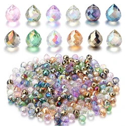 50pcs/lot Colorful Crystal Beads AB Color Strawberry Loose Spacer Faceted Bead for Jewelry Making DIY Necklace Earrings Bracelet