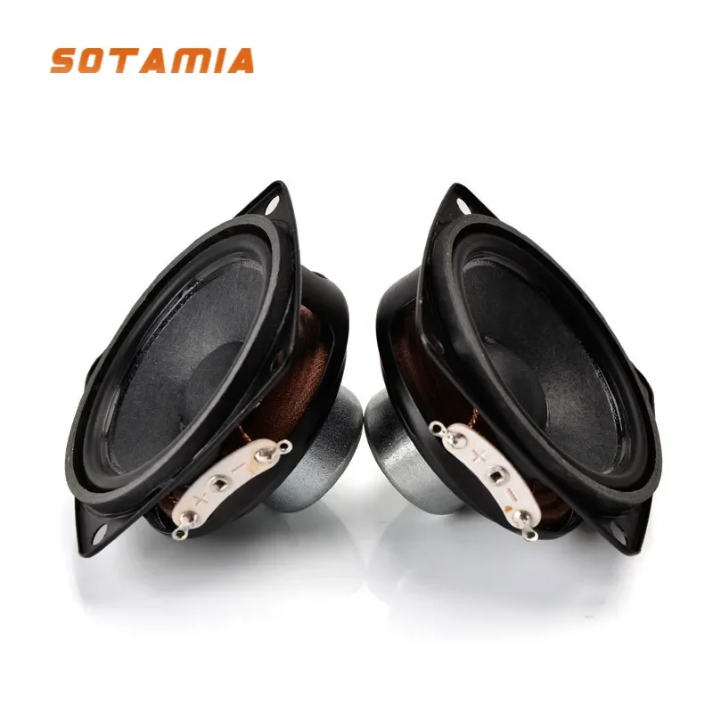 

SOTAMIA 2Pcs 1.75 Inch Full Range Audio Speaker 57mm 8 Ohm 10W Neodymium Magnetic Speaker Sound Home Theater HIFI Loudspeaker