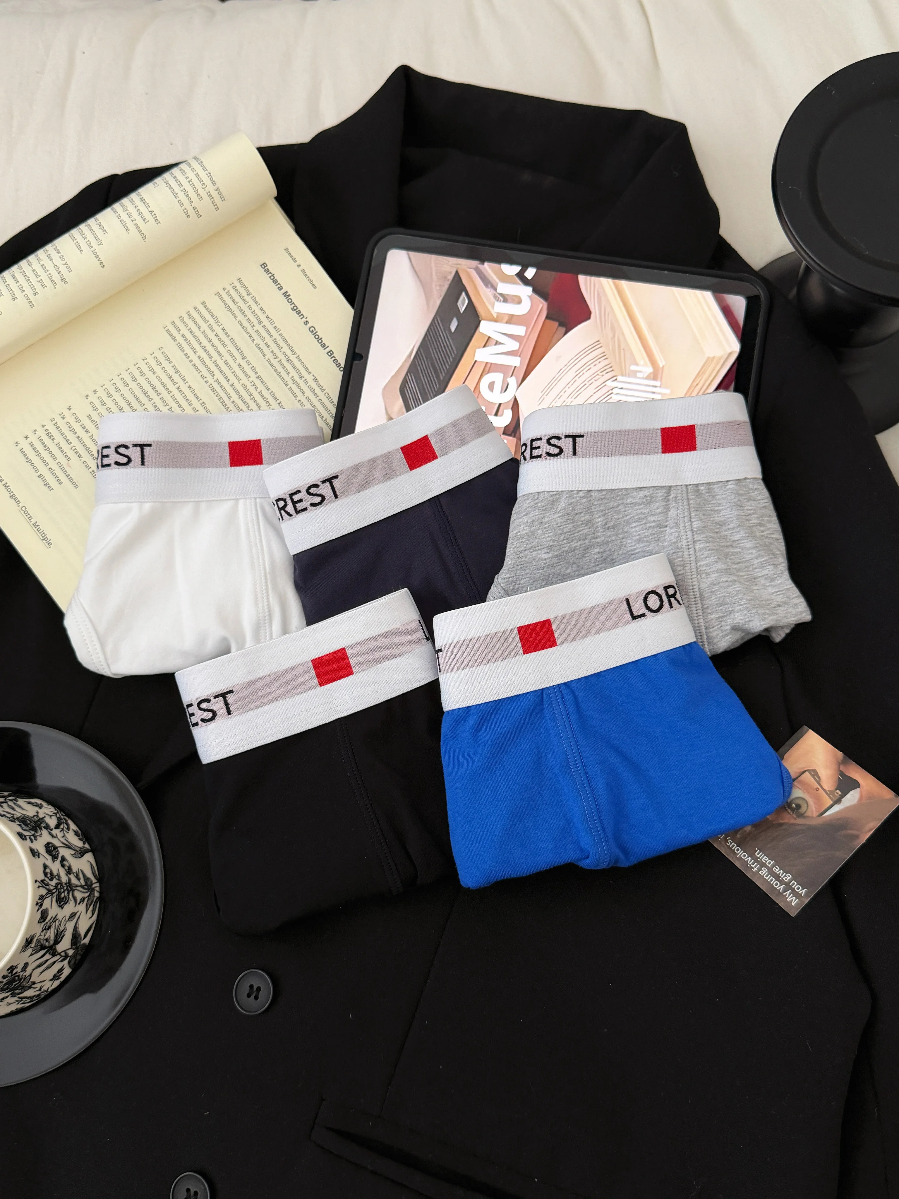 3枚セット、ローウエスト、メンズ、純綿、伸縮性、セクシー、ゆ - Underwear のレビューと価格