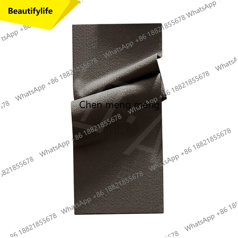 A55 Wabi-sabi wind entrance vertical irregular 3d engraving three-dimensional decorative painting high-level black