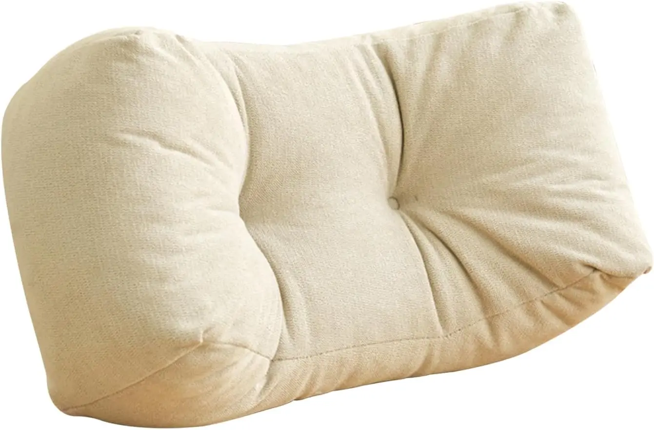 Chair Back Pillow, Office Chair Lumbar Support Pillow To Relieve Low Back Pain, Car Bed Sofa Cushion and Waist Protector
