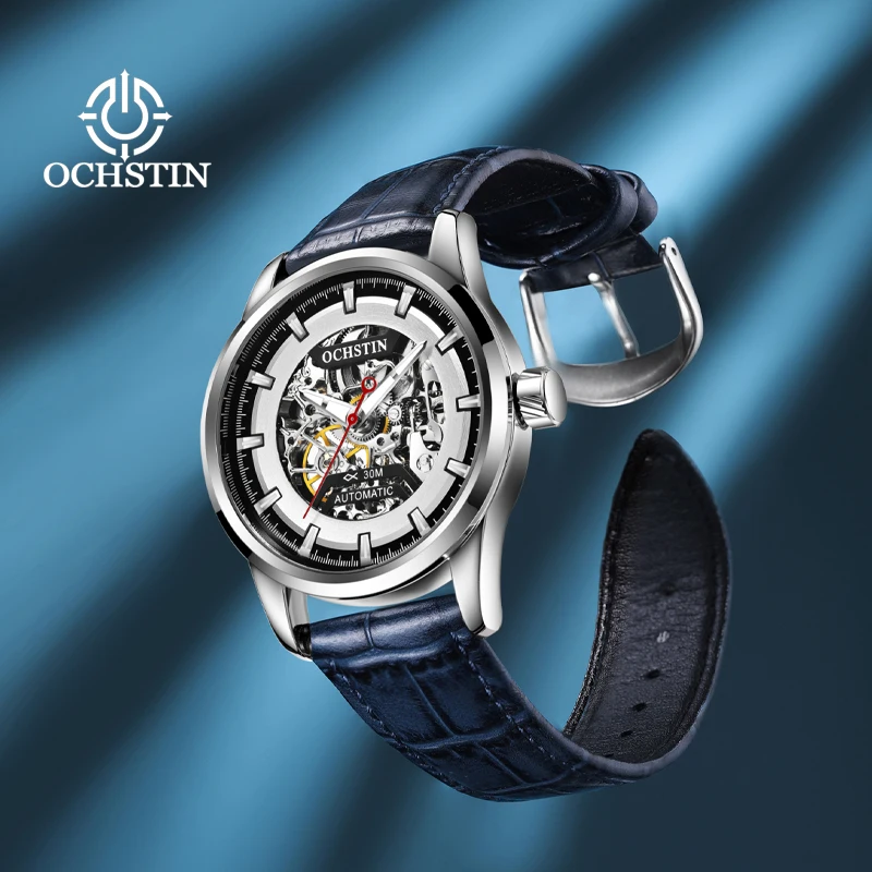 ochstin Master Series Hot 2024 Trendy Gorgeous Skeleton Mechanical Movement Waterproof Watch Men\'s Mechanical Watches