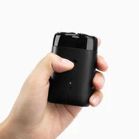 Afeitadora eléctrica portátil S100 de doble hoja, maquinilla de afeitar en seco y húmedo, cortadora de barba, máquina de afeitar recargable tipo C, novedad de 2025