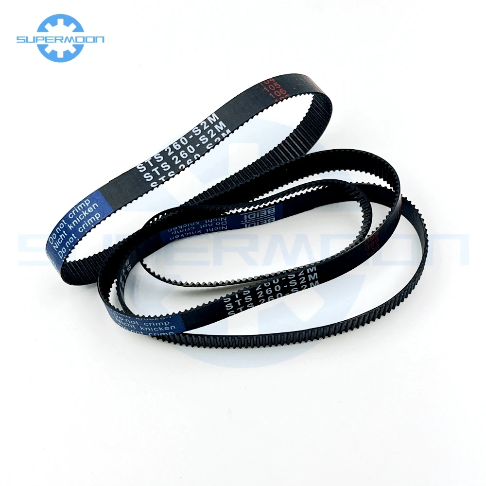 S2M Rubber Timing Belt Length 100 102 104 106 108 110 112 114 116 118 120 122mm Width 4/6/9/10/15mm Closed-Loop Synchronous Belt