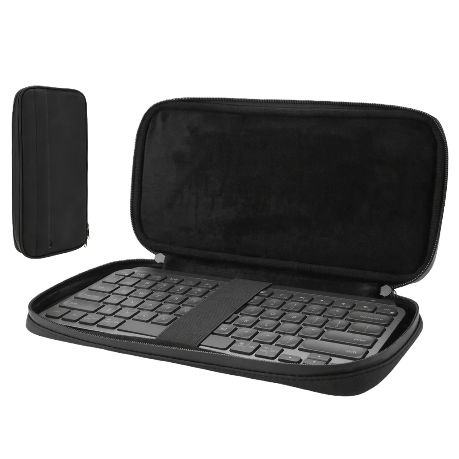 Slim Keyboard Carrying Case for MX Keys Mini 900D Waterproof Memory Foam Travel Pouch Bag