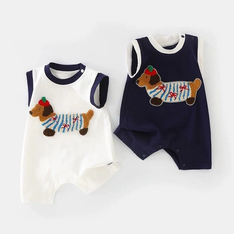 

Baby Girl Romper Summer Toddler Baby Girl Clothes Sleeveless Bodysuit Infant Breathable One-piece Jumpsuit