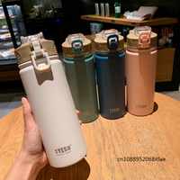 Tyeso 600/750ML Outdoor Thermos Water Bottle Stainless Steel Sport Vacuum Flask Car Insulated Cup Keep Cold and Heat Thermal Mug