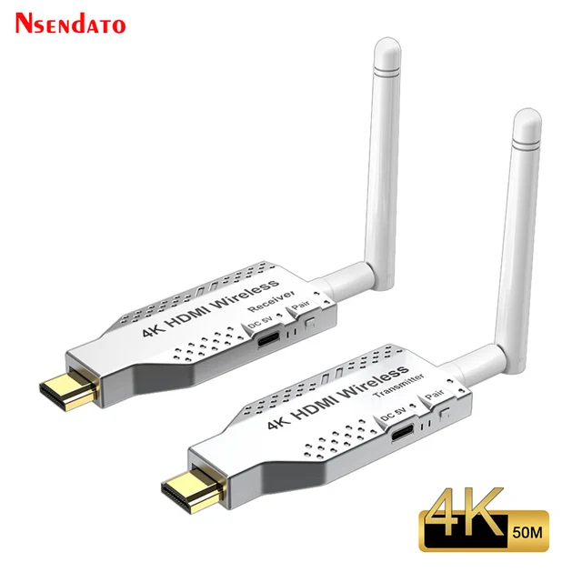 50M 5.8G 1080P 4K Bezprzewodowy Adapter HDMI Wifi Extender Nadajnik Odbiornik Wideo 1 do 4 Rozdzielacz Ekranu do PS4 DVD Kamery