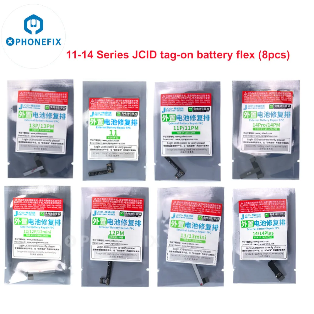 Original JC V1SE V1S Batterie Reparatur Flex kabel für iPhone 11 12 13 14 Pro Max lösen Batterie nicht echte Nachricht Pop-ups Warnung