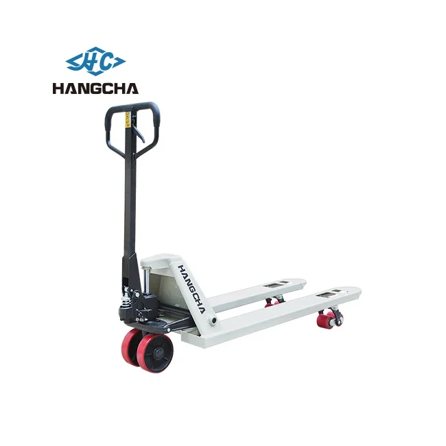 Carrello per pallet manuale da 2,5 tonnellate con carrello elevatore manuale idraulico Hangcha con prezzo di fabbrica