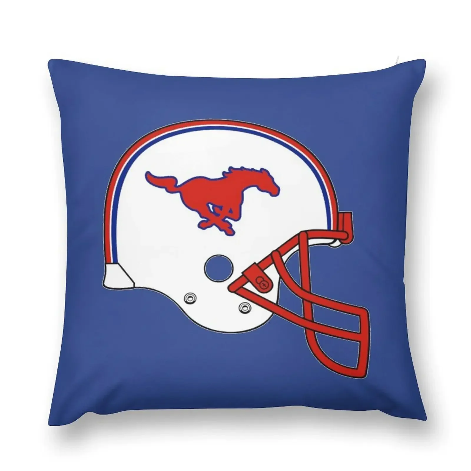 

SMU Football Helmet Throw Pillow Sitting Cushion Ornamental Pillow Rectangular Cushion Cover pillow