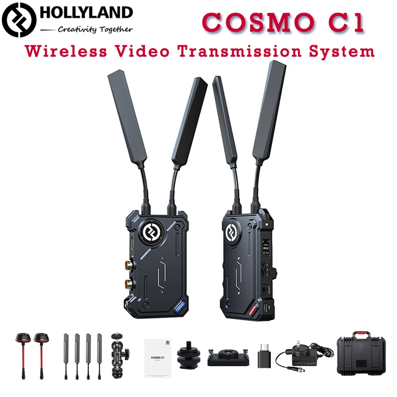 

Hollyland COSMO C1 Mars FILES Wireless Video Transmission System HD Image Transmitter Receiver SDI 1080P for Photography Lives