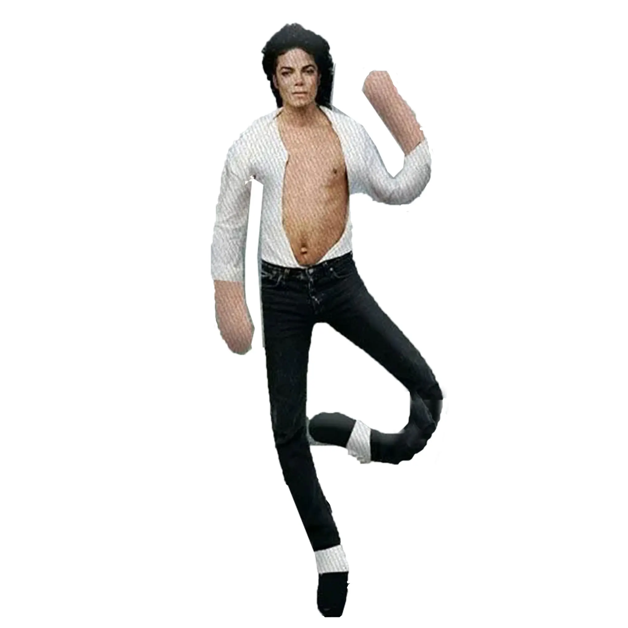 Anime Cosplay MJ Michael Jackson Plüschfigur, Plüschpuppe, Stofftier, Raumdekoration, abstrakte Bewegliche Requisiten – Detail 25