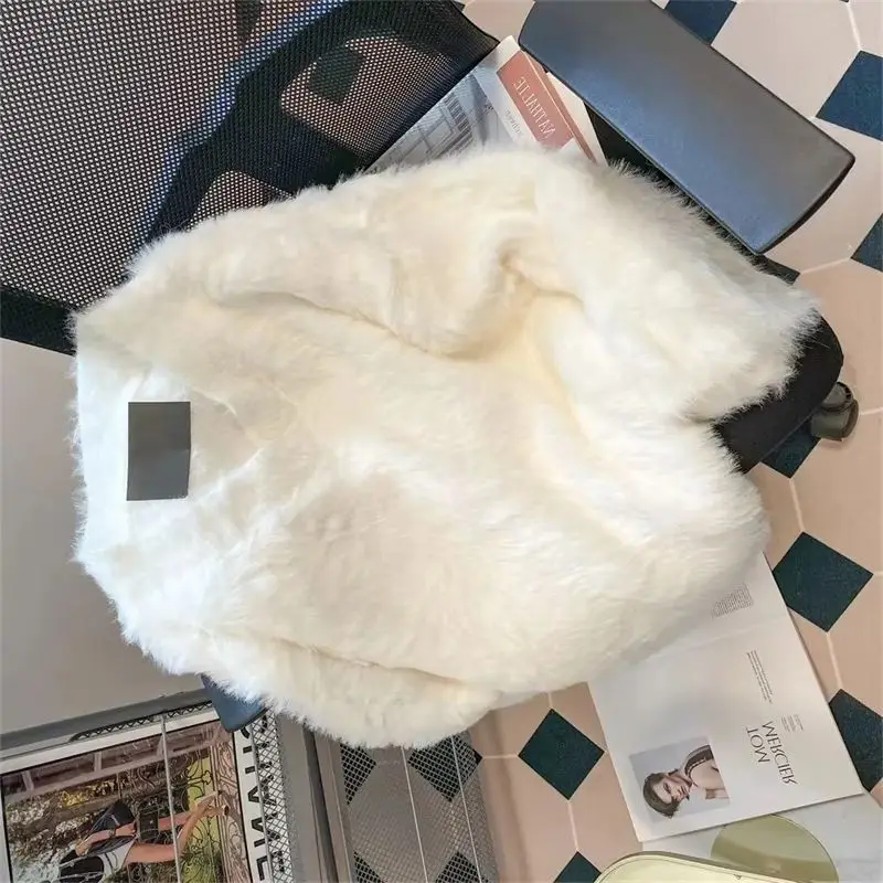 

Новый женский свитер, женская одежда, мягкий восковой норковый бархатный пуловер с v-образным вырезом, женское зимнее утолщенное вязаное пальто, женский свитер