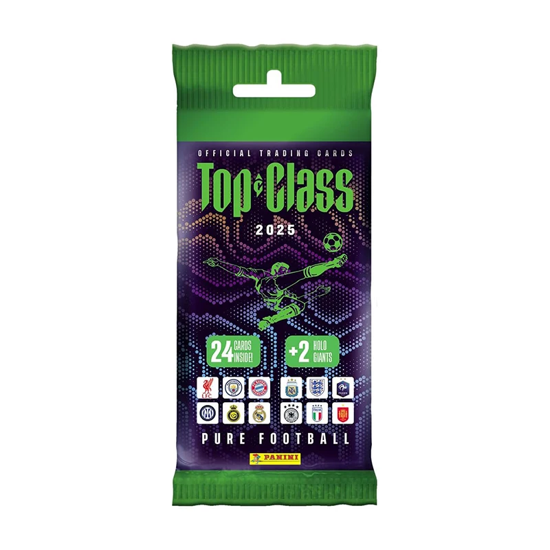 Panini FIFA Top Class 2025 Fat Pack، بطاقات تجارة كرة القدم الرسمية، صندوق العرض، الإصدار الجديد