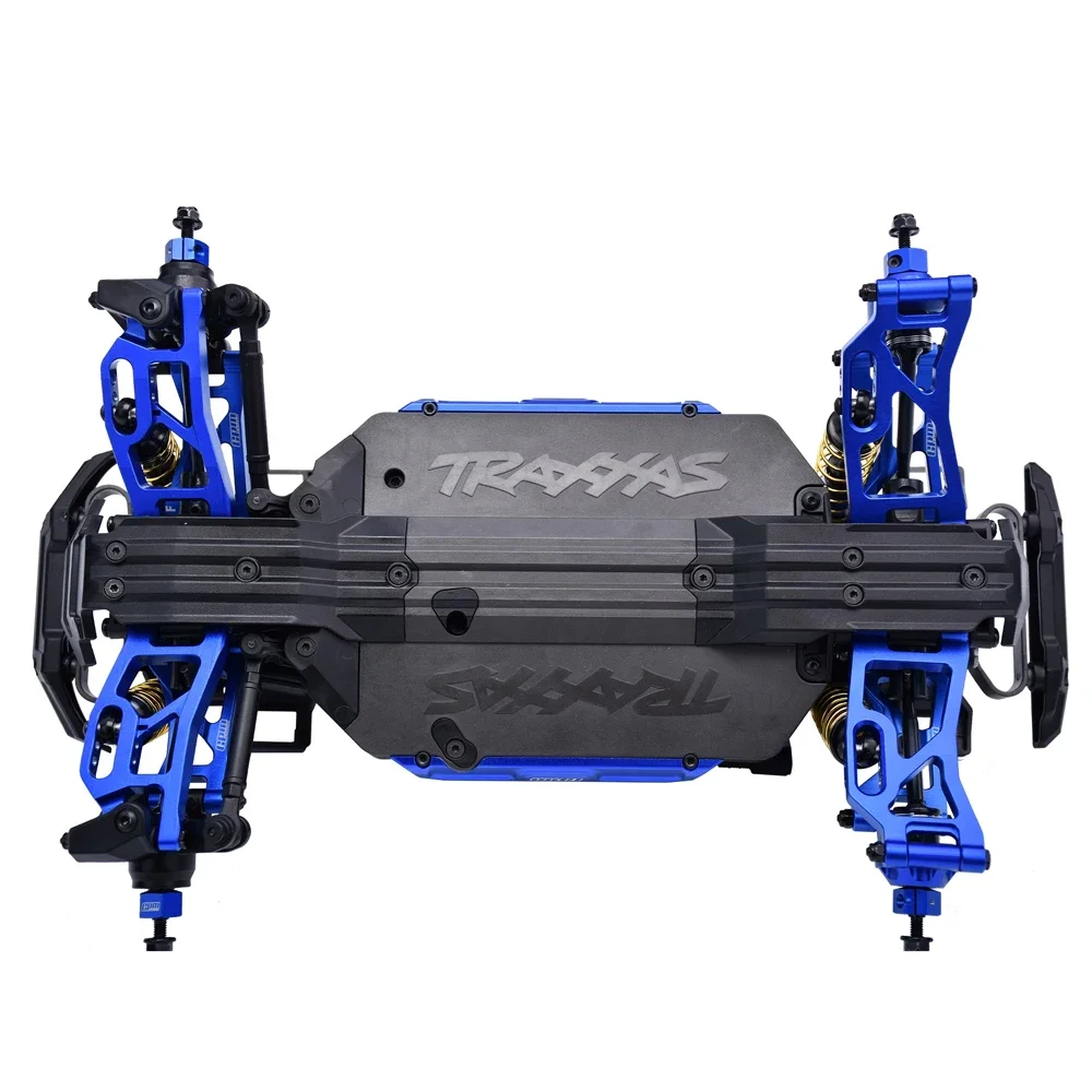 GPM معدن 7075 سبائك الألومنيوم أذرع التعليق السفلي الخلفي 10730 لشاحنة الوحش TRAXXAS Mini Maxx 107154 -1 أجزاء ترقية سيارة RC #6