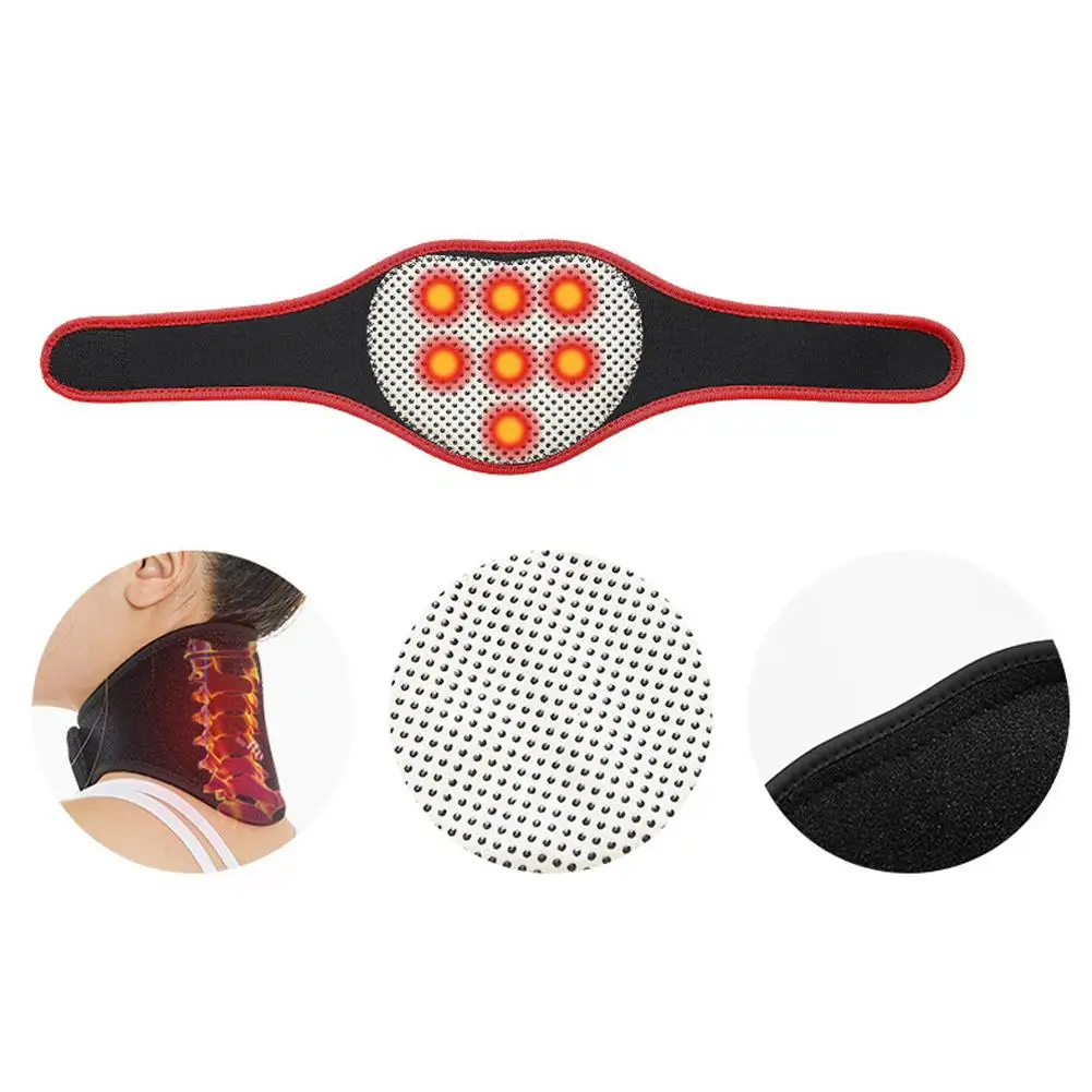 Self-heating Neck Guard With Warm Magnetic Therapy Women Cover Protect Vertebrae To Men Cover Magnet With Cervical Large Ne D6A6