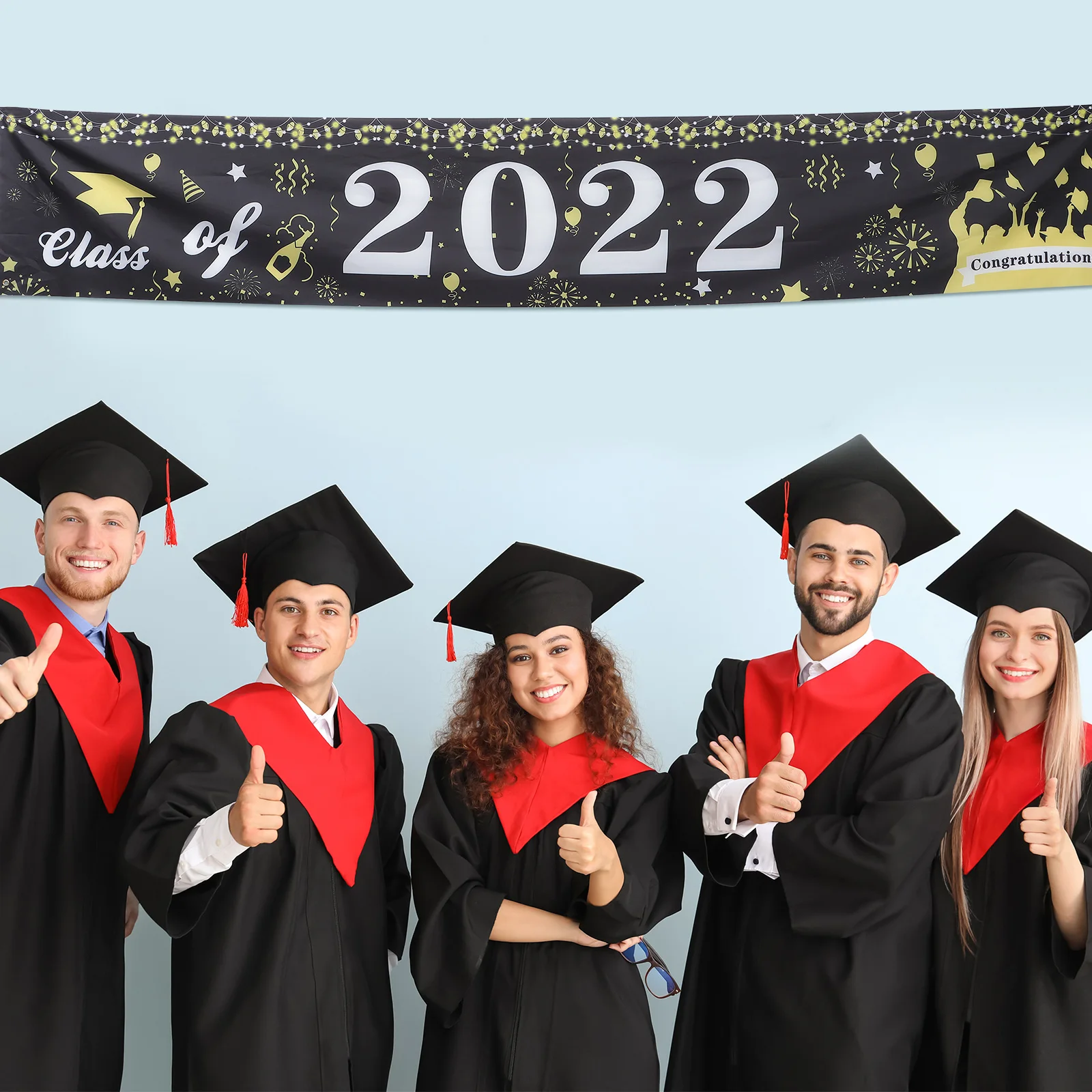 

Graduation Season Banner Party Backdrop Congrats Congratulations Sign Graduate Decoration The Photo