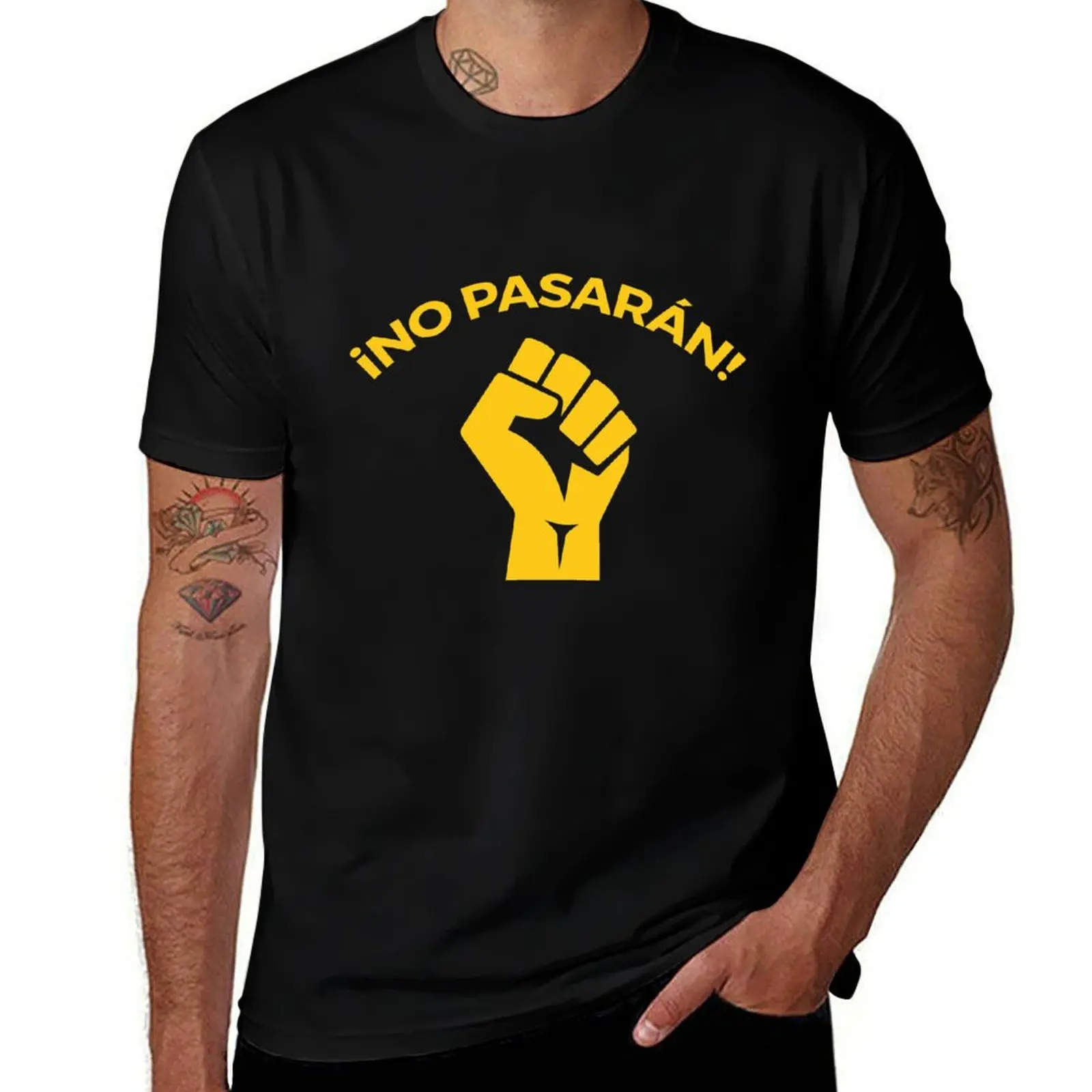 No pasaran T-Shirt Anti-Wrinkle Short Sleeve T-Shirt