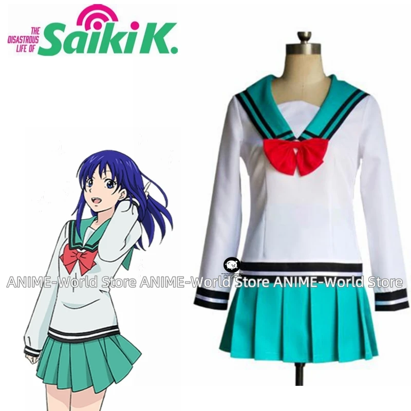 Japan The Disastrous Life of Saiki K. women Teruhashi Kokomi cosplay dress Saiki Kusuo no sai-nan Yumehara Chiyo costume